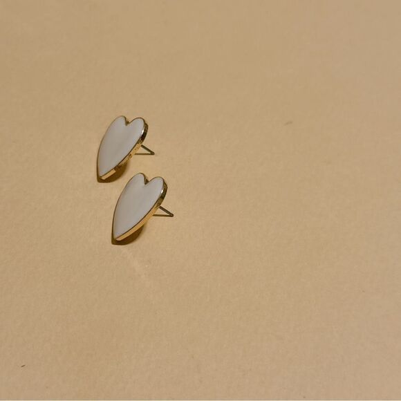 Heart earrings N1211 - Picture 2 of 3